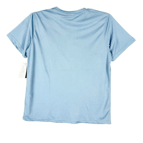 Adidas Men's Short Sleeve Light Blue Graphic Logo T-Shirt Size Large NWT - Picture 2 of 9